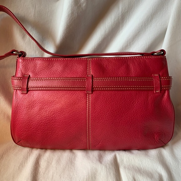 The Sak hot pink pebbled leather shoulder bag/purse - Picture 3 of 8